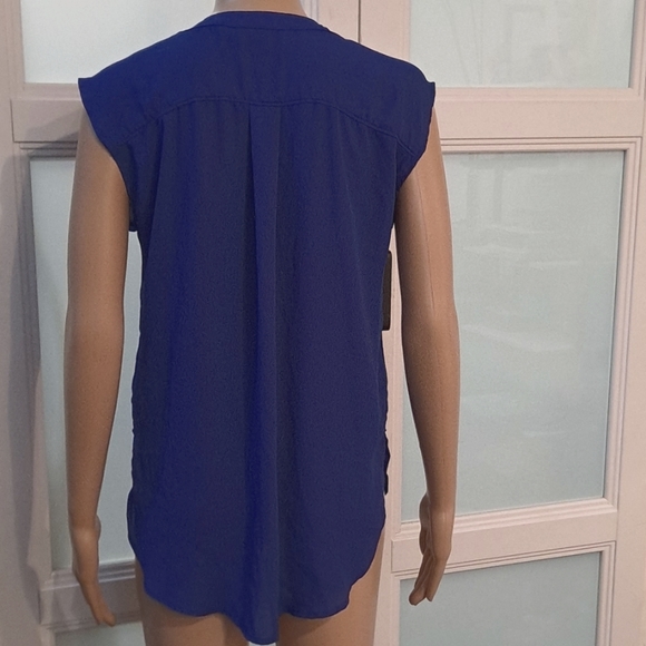 Flowy sleeveless blouse tunic xs - Picture 2 of 7